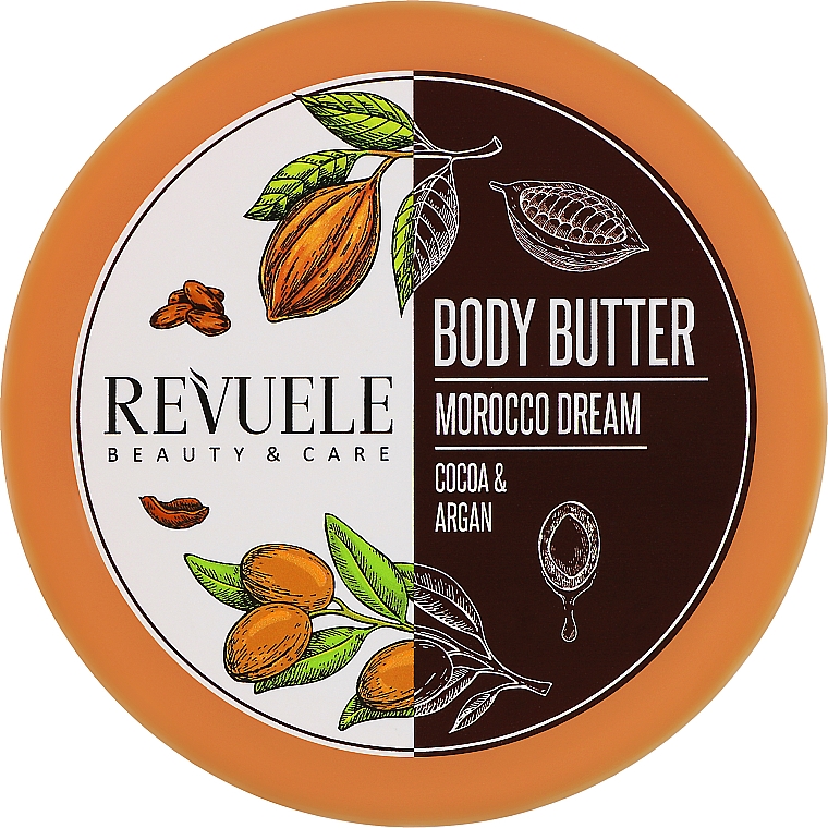 Masło do ciała Kakao i argan - Revuele Morocco Dream Cocoa & Argan Body Butter — Zdjęcie N1