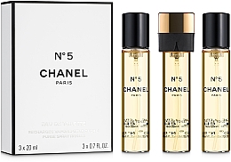 Chanel N°5 - Woda toaletowa (purse spray + dwa wymienne wkłady) — Zdjęcie N1