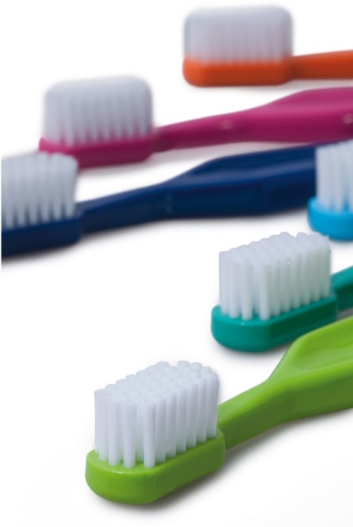 Szczoteczka do zębów M39, różowa - Paro Swiss Toothbrush (opakowania polietylenowe) — Zdjęcie N3