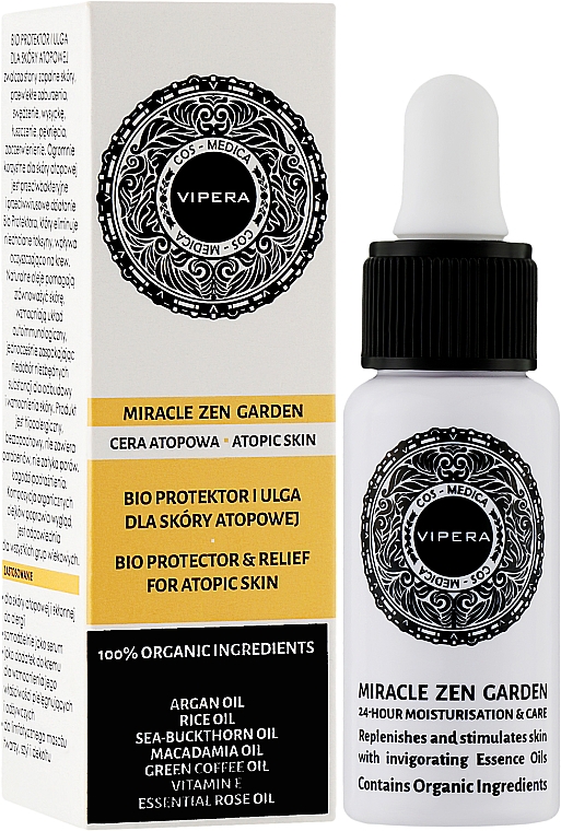 Bioprotektor do skóry atopowej - Vipera Cos-Medica Miracle Zen Garden Bio Protector & Relief For Atopic Skin — Zdjęcie N2
