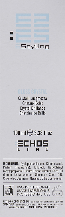 Olejek do włosów zniszczonych - Echosline Gloss Crystal — Zdjęcie N3