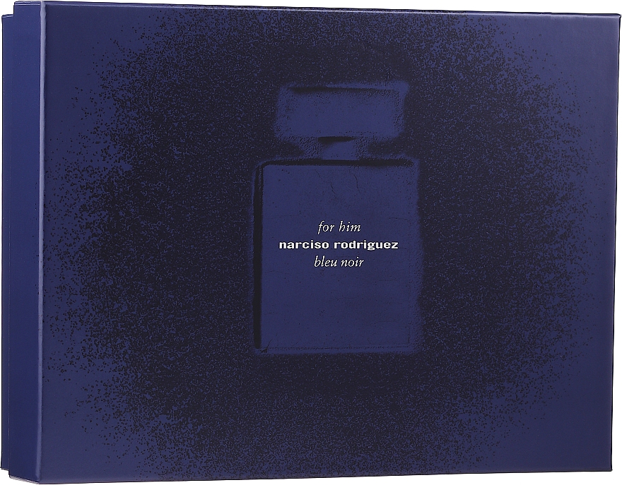 Narciso Rodriguez for Him Bleu Noir - Zestaw (edp 100 ml + edp 10 ml + sh/gel 75 ml) — фото N1
