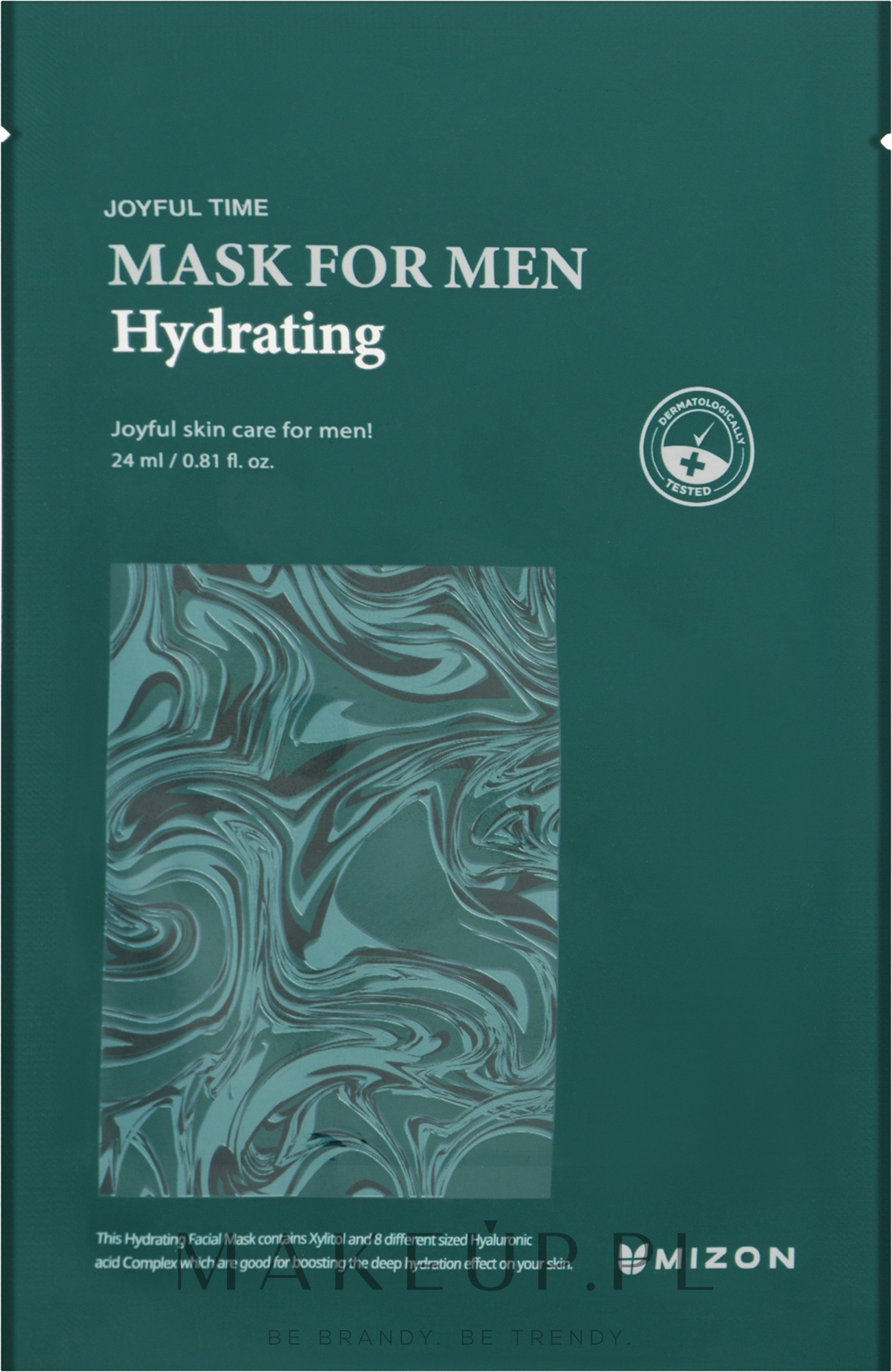 Nawilżająca maseczka do twarzy dla mężczyzn - Mizon Joyful Time Mask For Men Hydrating — Zdjęcie 24 ml