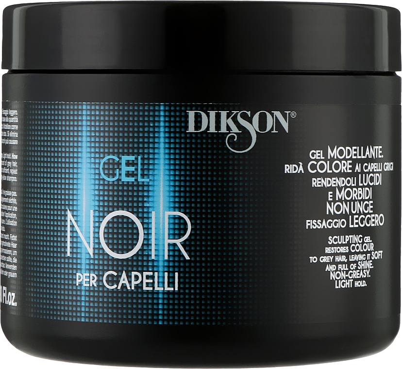 Żel do włosów - Dikson Gel Noir Per Capelli — Zdjęcie N3