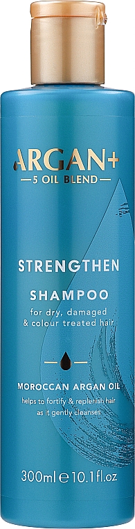 Szampon do włosów suchych, zniszczonych i farbowanych - Argan+ Strengthen Shampoo Moroccan Argan Oil — Zdjęcie N1
