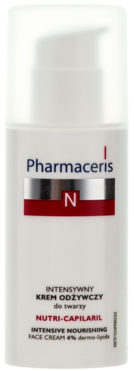 Intensywny krem odżywczy do twarzy - Pharmaceris N Nutri-Capilaril Intensive Nourishing Cream — Zdjęcie N1