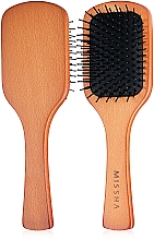 Grzebień do włosów - Missha Wooden Cushion Medium Hair Brush — Zdjęcie N1