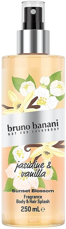 Bruno Banani Sunset Blossom Jasmine & Vanilla Body & Hair Splash - Spray do ciała — Zdjęcie N1