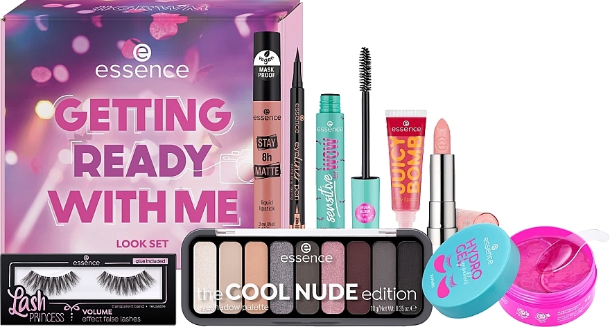 Zestaw do makijażu, 8 produktów - Essence Make Up Look Getting Ready With Me Set — Zdjęcie N1