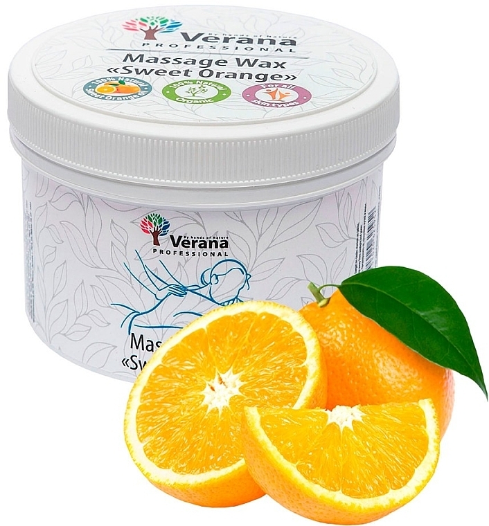 Wosk do masażu Słodka pomarańcza - Verana Massage Wax Sweet Orange — Zdjęcie N4