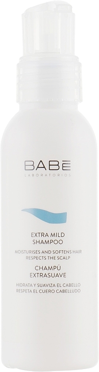 PREZENT! Delikatny szampon do każdego rodzaju włosów (format podróżny) - Babe Laboratorios Extra Mild Shampoo Travel Size — Zdjęcie N1
