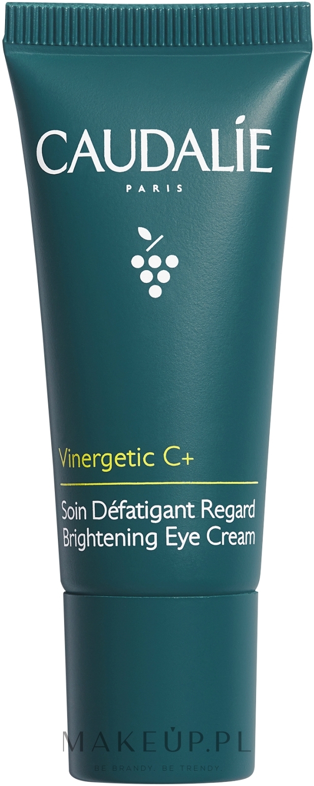 Rozjaśniający krem pod oczy redukujący zmęczenie - Caudalie Vinergetic C+ Brightening Eye Cream — Zdjęcie 15 ml