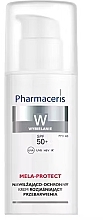 Nawilżająco-ochronny krem przeciwsłoneczny - Pharmaceris W Mela-Protect SPF 50+ — Zdjęcie N1