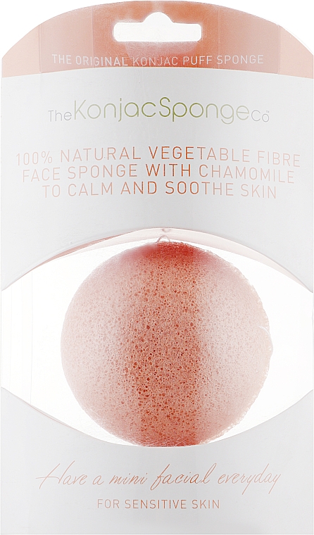 Gąbka - The Konjac Sponge Company Premium Facial Puff With Chamomile — Zdjęcie N2