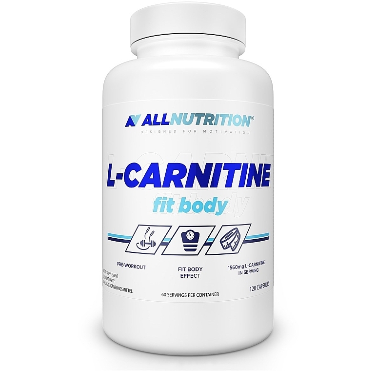 Suplement diety Spalacz tłuszczu. L-karnityna - Allnutrition L-Carnitine Fit Body — Zdjęcie N1