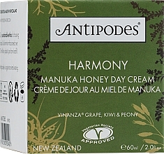 Nawilżający krem do twarzy na dzień - Antipodes Harmony Manuka Honey Day Cream — Zdjęcie N2