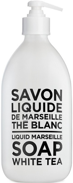 Mydło w płynie do rąk - Compagnie De Provence Black & White Liquid Marseille Soap White Tea — Zdjęcie N1