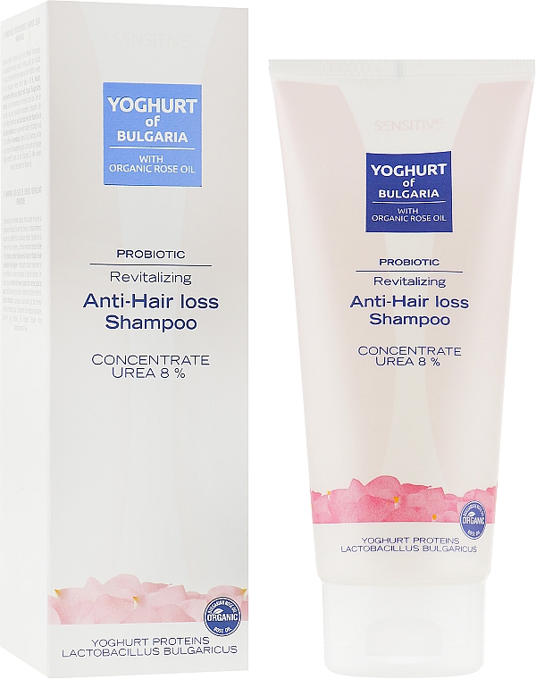 Rewitalizujący szampon przeciw wypadaniu włosów Mocznik 8% - BioFresh Yoghurt of Bulgaria Probiotic Revitalizing Anti-Hail Loss Shampoo — Zdjęcie N1