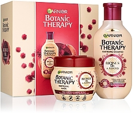 Kup Zestaw - Garnier Botanic Therapy Ricinus Oil & Almond (shmp/250ml + h/mask/300ml)
