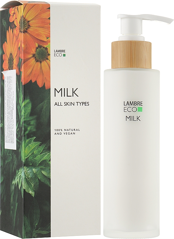 Naturalne mleczko do twarzy - Lambre Eco Milk All Skin Types — Zdjęcie N2