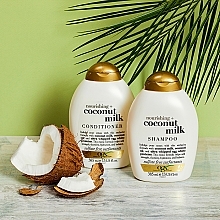 Odżywka do włosów z mleczkiem kokosowym - OGX Nourishing Coconut Milk Conditioner — Zdjęcie N4