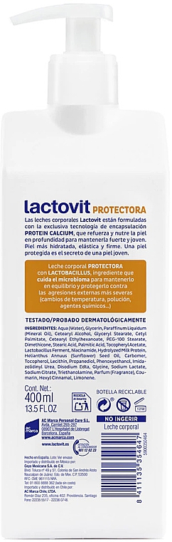 Mleczko do ciała - Lactovit Activit Protective Body Milk — Zdjęcie N3