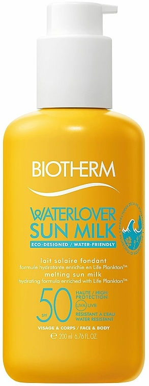 Przeciwsłoneczne mleczko do ciała - Biotherm Waterlover Sun Milk SPF 50 — Zdjęcie N1