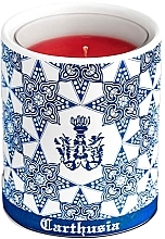 Ceramiczny świecznik z pokrywką, niebieski - Carthusia Candle Holder Blue — Zdjęcie N3