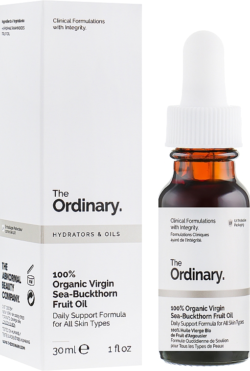 Olej z rokitnika zwyczajnego - The Ordinary Organic Virgin Sea-Buckthorn Fruit Oil — Zdjęcie N2