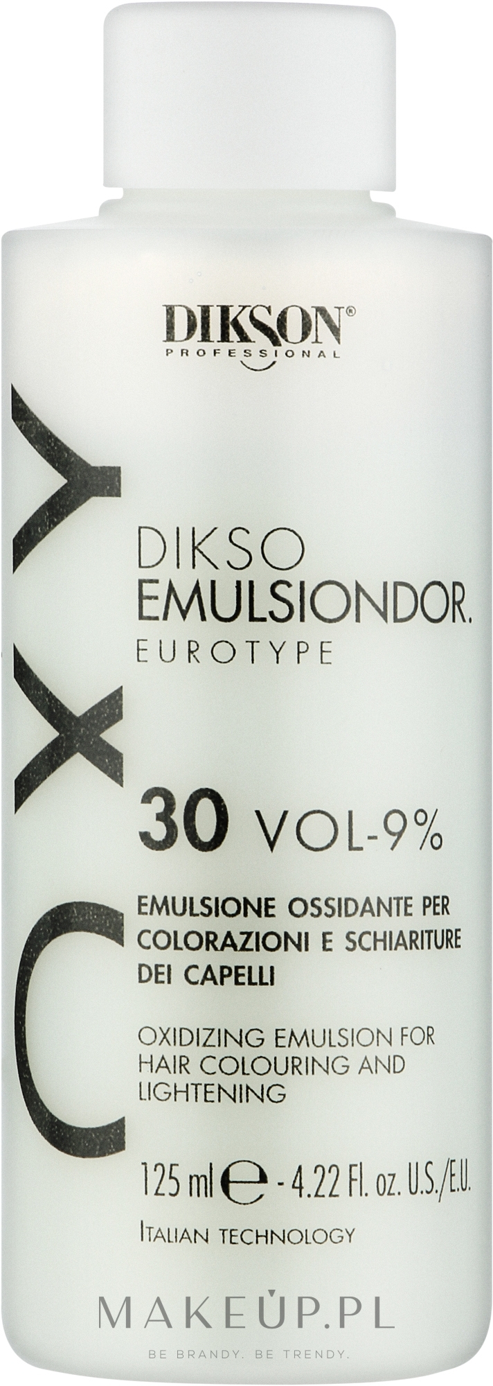 Kremowy utleniacz 9% - Dikson Tec Emulsion Eurotype — Zdjęcie 125 ml