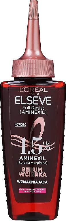 Serum do włosów osłabionych z tendencją do wypadania - L'Oreal Paris Elseve Full Resist (Aminexil) Serum — Zdjęcie N1