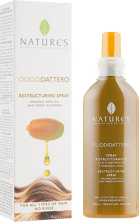 Spray do włosów rewitalizujący - Nature's Oliodidattero Restructuring Spray — Zdjęcie N1