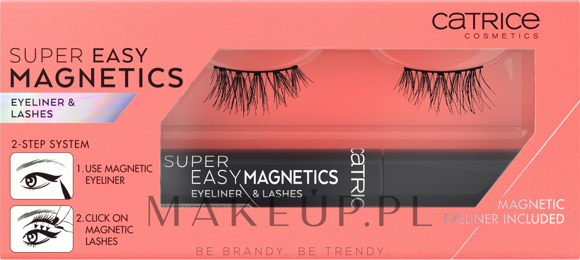 Eyeliner i sztuczne rzęsy - Catrice Super Easy Magnetics — Zdjęcie 010 - Magical Volume