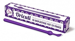 Bioplastikowy patyczek do uszu wielokrotnego użytku, fioletowy - Lamazuna Oriculi — Zdjęcie N1