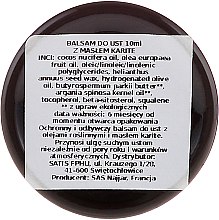 Odżywczo-ochronny balsam do ust - Najel Shea Butter Lip Balm — Zdjęcie N2