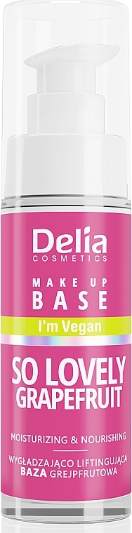 Grejpfrutowa baza pod makijaż - Delia So Lovely Grapefruit Make Up Base — Zdjęcie N1