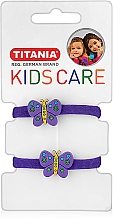 Gumka do włosów, motylek - Titania Kids Care — Zdjęcie N1