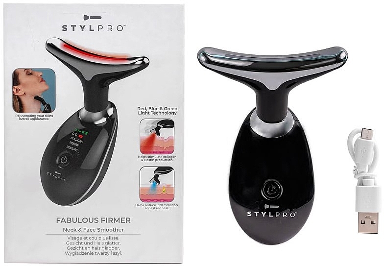 Masażer szyi i twarzy - Stylideas Stylpro Fabulous Firmer Neck & Face Smoother — Zdjęcie N2