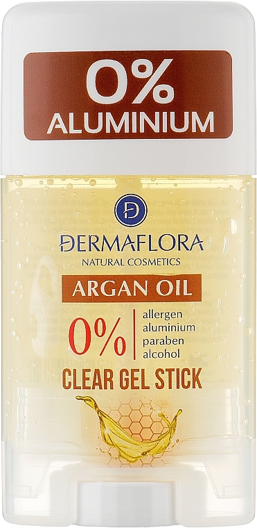 Dezodorant w sztyfcie z olejkiem arganowym - Dermaflora Clear Gel Stick Argan Oil — Zdjęcie N1