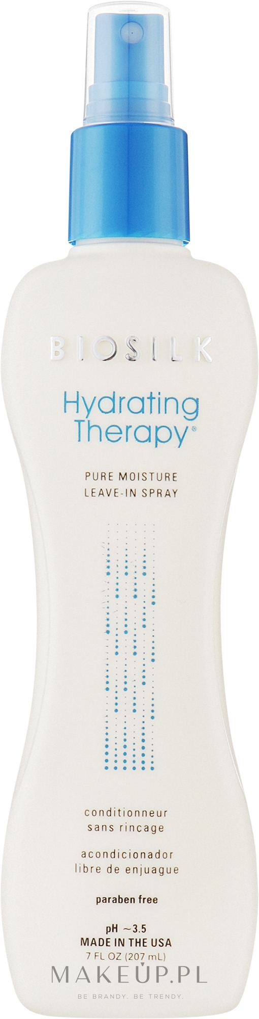 Nawilżająca odżywka do włosów - Biosilk Hydrating Therapy Pure Moisture Leave In Spray — Zdjęcie 207 ml