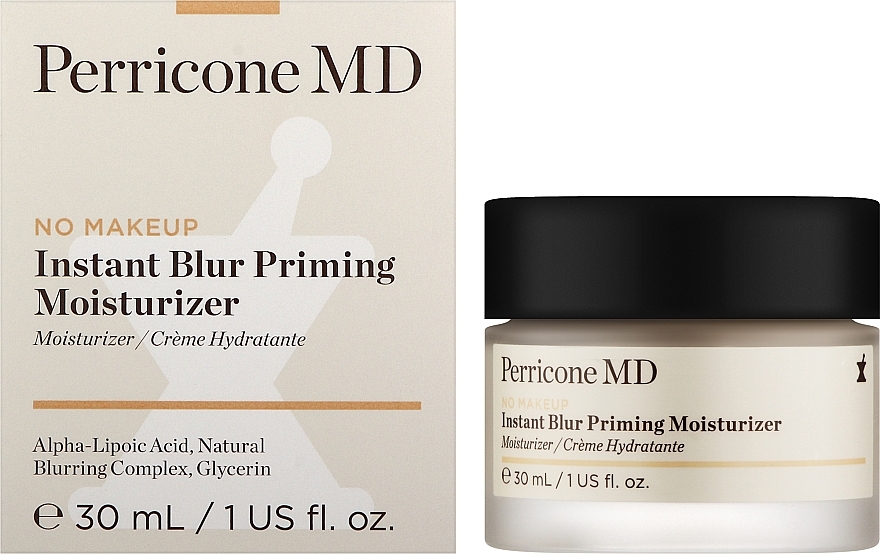 Nawilżający podkład do twarzy - Perricone MD No Makeup Instant Blur Priming Moisturizer — Zdjęcie N2