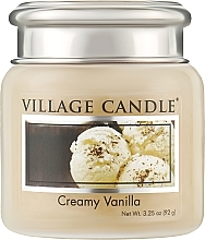 Świeca zapachowa w słoiku - Village Candle Creamy Vanilla — Zdjęcie N1