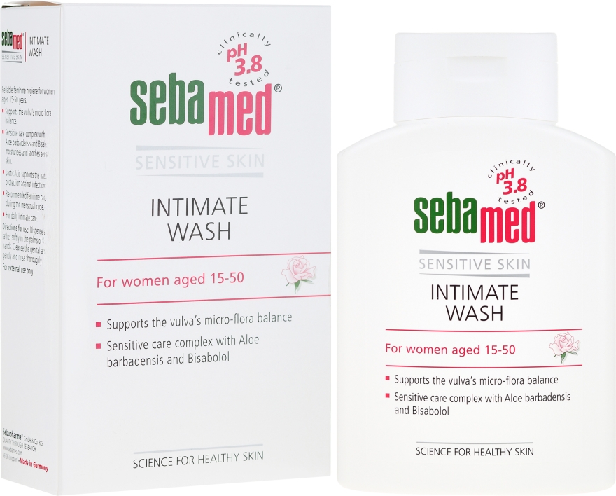 Mydło w płynie do higieny intymnej - Sebamed Feminine Intimate Wash pH 3.8