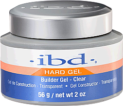 Żel budujący do paznokci, przezroczysty - IBD Spa Hard Gel Builder Gel Clear — Zdjęcie N3