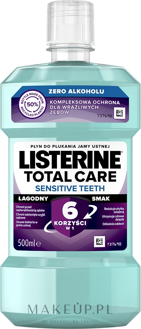 Płyn do płukania jamy ustnej - Listerine Total Care Sensitive — Zdjęcie 500 ml