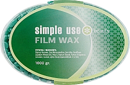 Wosk do depilacji w granulkach Aloe Vera - Simple Use Beauty Film Wax — Zdjęcie N3