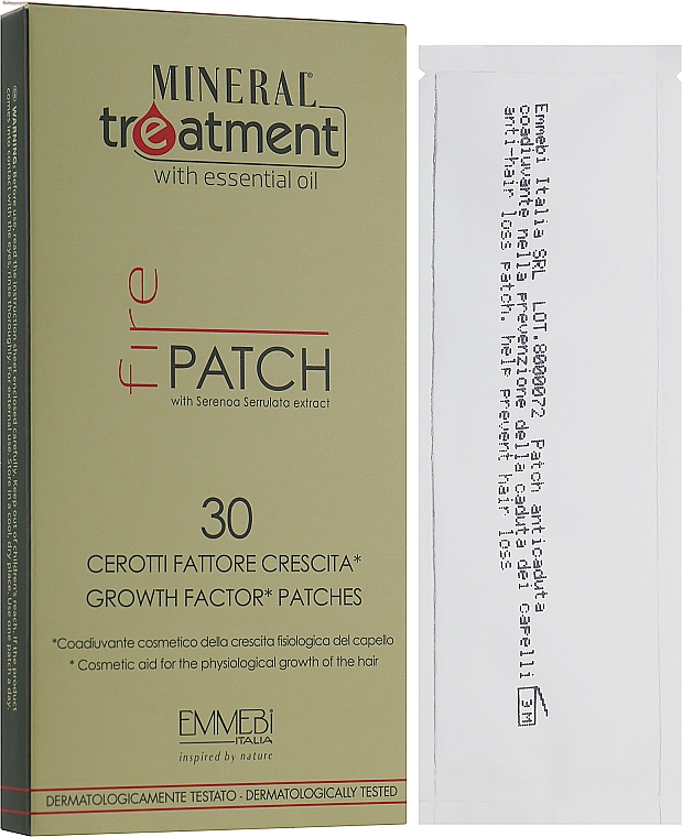 Plastry na skórę głowy - Emmebi Italia Natural Solution Growth Factor Patch — Zdjęcie N1