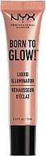Духи, Парфюмерия, косметика Rozświetlacz w plynie - NYX Professional Makeup Born To Liquid Glow Illuminator (miniprodukt)