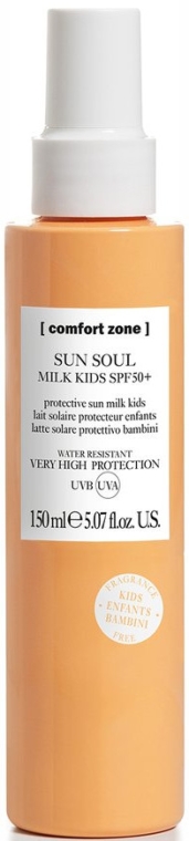 Ochronne mleczko przeciwsłoneczne w sprayu dla dzieci - Comfort Zone Sun Soul Milk Kids SPF 50+ — Zdjęcie N1