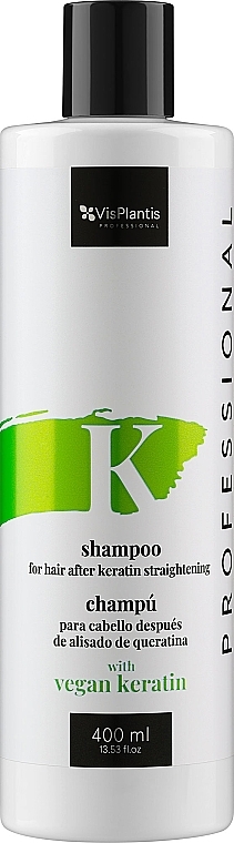 Szampon do włosów po keratynowym prostowaniu - Vis Plantis Hair Shampoo After Keratin Straightening — Zdjęcie N1